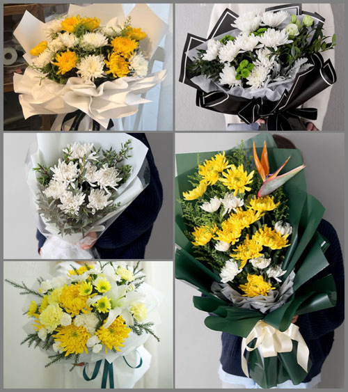贵州六盘水水城县鸡场镇安全村白事花束代送